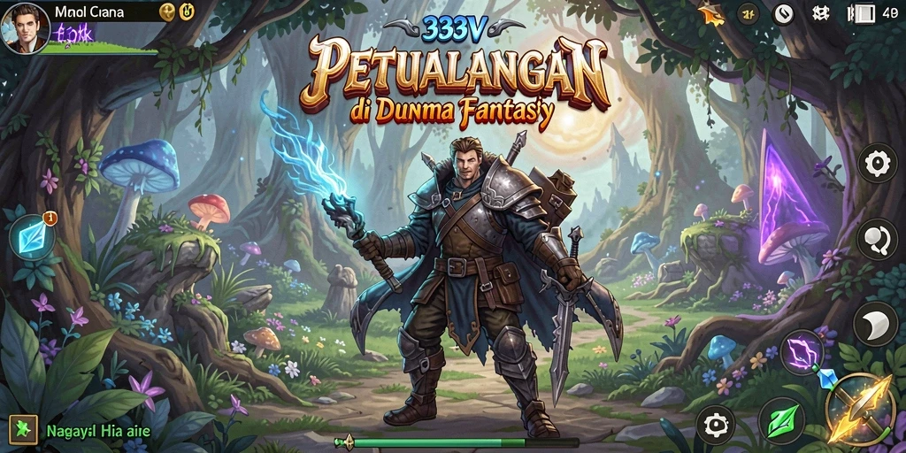 Screenshot game 333V menampilkan petualangan RPG yang menegangkan.