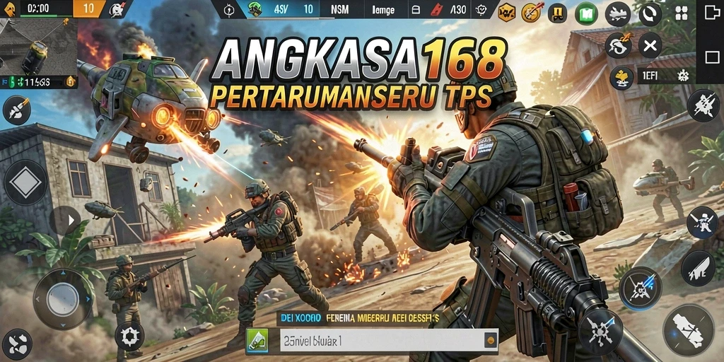 Gameplay seru dengan aksi tembak-menembak mendebarkan di ANGKASA168.
