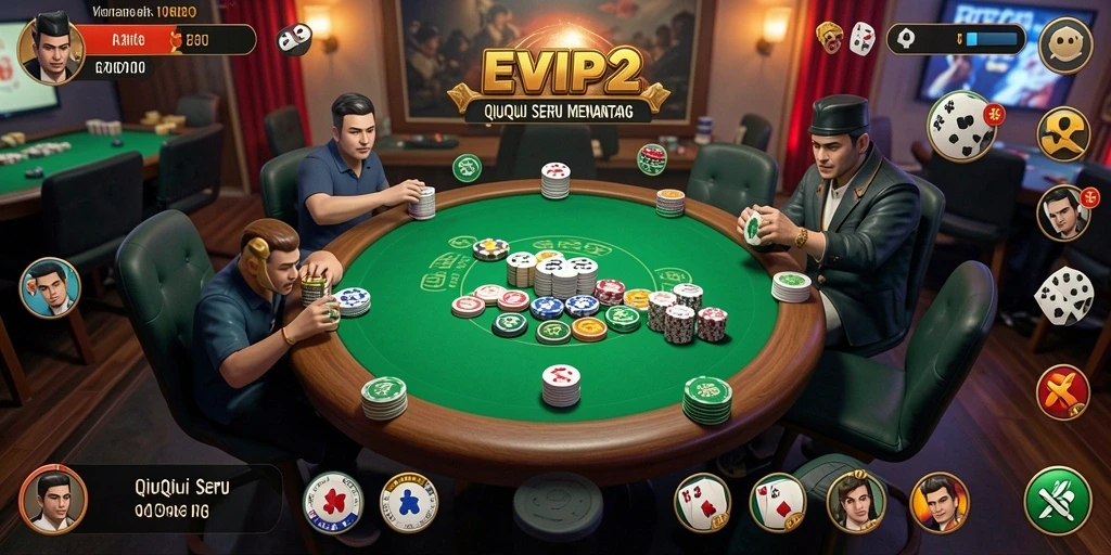 Screenshot gameplay QiuQiu yang seru dan menantang.
