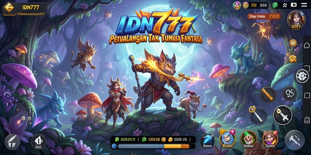 Gameplay seru di dunia fantasi menakjubkan.