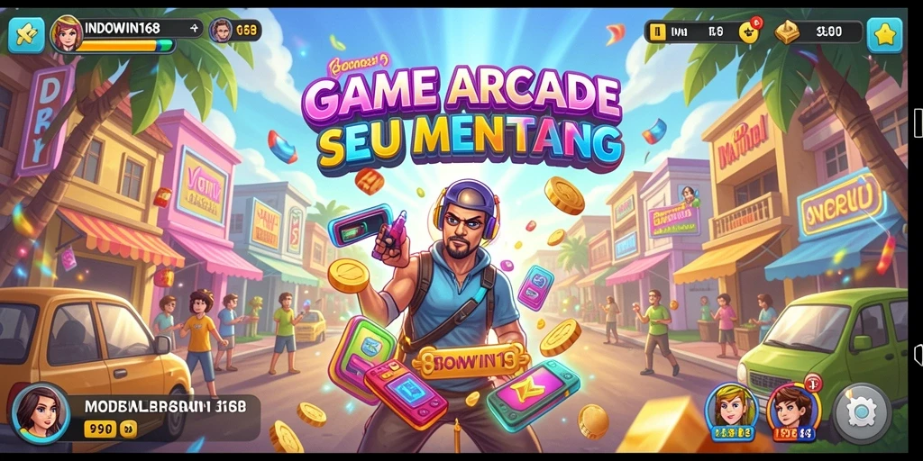 Screenshot gameplay INDOWIN168 menampilkan aksi seru dan grafis menarik dalam genre Arcade.