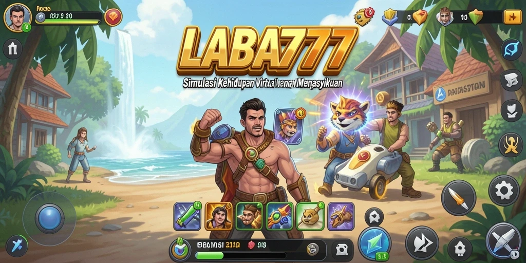 Screenshot utama LABA777 menampilkan momen gameplay yang mendebarkan dalam simulasi kehidupan.