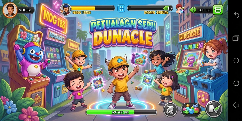 Screenshot MDG188 menampilkan aksi seru dalam gameplay Arcade.