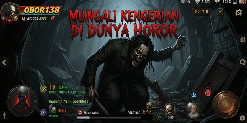 Tangkapan layar gameplay OBOR138 yang menakutkan dan mencekam.
