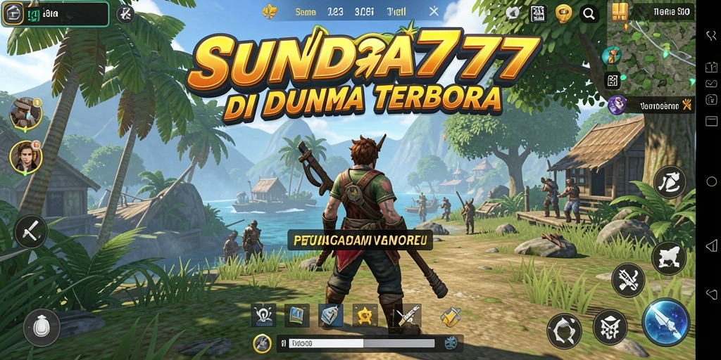 Tangkapan layar SUNDA777 menunjukkan pengembaraan di dunia terbuka yang luas.