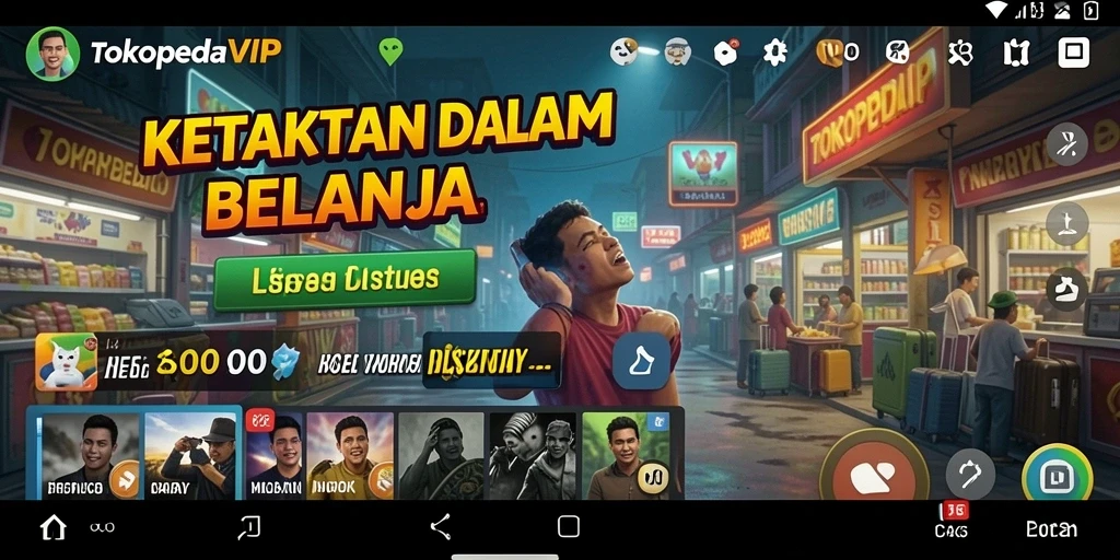 Screenshot menampilkan atmosfer menegangkan dalam gameplay TOKOPEDIAVIP.