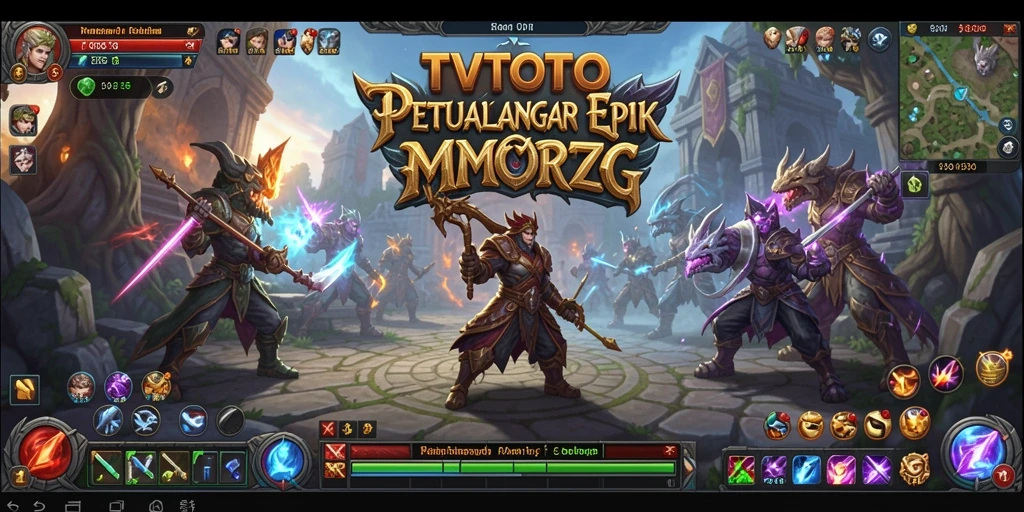 Gameplay seru dalam petualangan MMORPG TVTOTO.