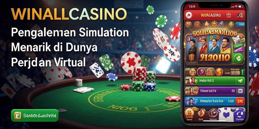 Tampilan gameplay WINALLCASINO yang mendebarkan dan interaktif.