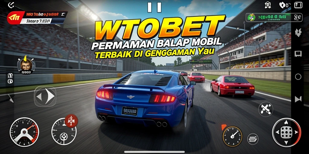 Gameplay seru dengan balapan mobil yang mendebarkan.